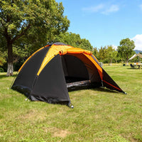 Tant Outdoor Camping Tent Double Layer Waterproof Anti-Storm Hiking Tent with Fiberglass Poles
