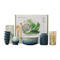 Matcha Whisk and Stand Set, 100-Prong Bamboo Chasen for Traditional Japanese Tea Ceremony