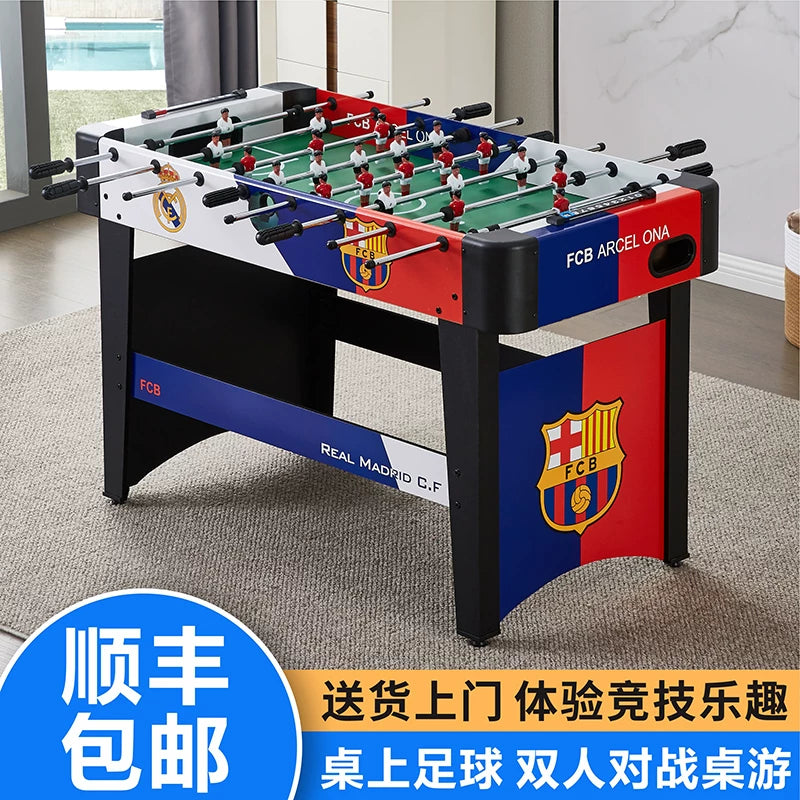Kids' 8-Rod Mini Foosball Table, Foldable Multi-Game Tabletop Soccer for Family Fun