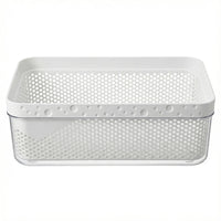 Square Kitchen Drain Basket Set - Thickened Double-Layer Washing Basin for Sink