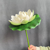 Artificial Lotus Flower and Leaf Props for Dance Performance and Decoration
