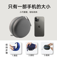 Adjustable Memory Foam U-Shaped Travel Pillow with Massage Points