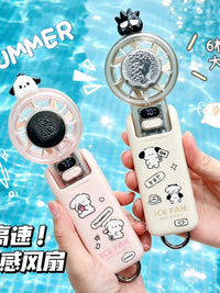 Portable Handheld Cooling Fan with Semiconductor Refrigeration, Quiet Operation for Students and Outdoor Use
