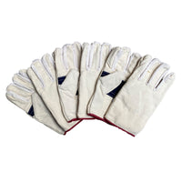 Canvas Work Gloves, Thickened, Wear-Resistant, Non-Slip Palm for Workshop Processing and Welding Protection