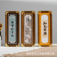 Premium PVC Faux Bronze Picture Frame with Waterproof Mat Board for Desktop Display
