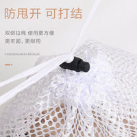 Thickened Mesh Laundry Bag for Delicates, Underwear, Bras, and Large Items with Drawstring Closure