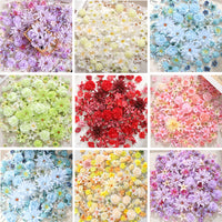 Artificial Silk Flower Assortment for DIY Crafts, Fans, and Decorative Accessories