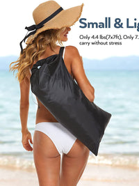 Portable Lycra Beach Tent Sunshade Canopy with UPF50+ UV Protection for Outdoor Camping Picnics