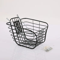 Bicycle Front/Rear Basket for Electric Bike Mountain Bike, Large Capacity Storage Basket with Mounting Hardware