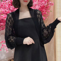 Women's Knit Hollow Out Shawl Breathable Sun Protection Cardigan