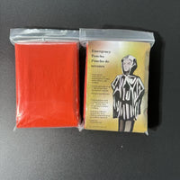 Portable Emergency Thermal Raincoat - Reversible Waterproof Reflective Poncho for Outdoor Survival