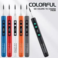 Digital Display USB Rechargeable 5V 15W Cordless Soldering Iron Kit for Home Repair