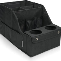 Foldable Car Trunk Organizer with Handles, Large Capacity Multi-Compartment Storage Box for Cars & Trucks