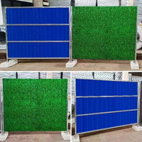 Temporary Construction Site Hoarding Fence Panel with Steel Frame