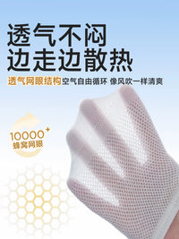 Niduo Bear Baby Cotton Mesh Ankle Socks for Summer, Thin Breathable Toddler Socks