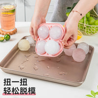 Rose Ice Cube Tray with Lid Silicone Ice Ball Maker for Whiskey and Cocktails