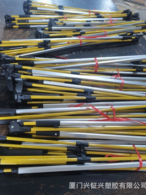Telescopic Tent Pole Automatic Tent Support Rod Awning Accessory Iron Aluminum Fiberglass