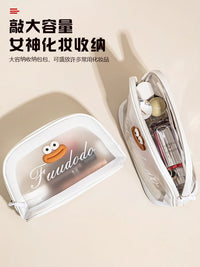 Transparent Cosmetic Bag Waterproof Large Capacity Portable Travel Makeup Organizer