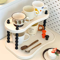 Luxury 2/3-Tier Coffee Mug & Teacup Storage Rack with Display Stand