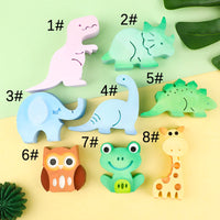 Cartoon Animal Dinosaur Silicone Mold for Fondant Clay Soap Candle Making