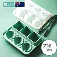 Silicone Sphere and Cube Ice Mold for Whiskey and Cocktails