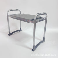Foldable Garden Kneeler and Seat with Tool Pouch, 2-in-1 Portable Gardening Bench