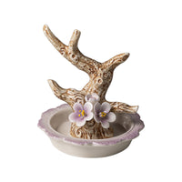 Ceramic Jewelry Display Stand for Rings, Bracelets, and Necklaces - Decorative Home Organizer