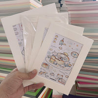10-Pack A3/A4 Cardboard Photo Frames for Kids' Drawings & Watercolors, 8K Art Mat Boards