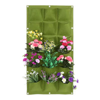 Thickened Wall-Mounted Felt Planter Bags for Balcony Gardening, Non-Woven Fabric Grow Bags for Seedling Cultivation