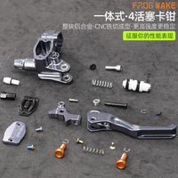 FPRO Four-Piston Hydraulic Disc Brake Lever for Mountain Bikes