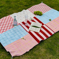 Portable Waterproof Picnic Blanket Sandproof Beach Mat for Outdoor Camping Park Grass