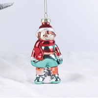 Christmas Tree Glass Ornament Set for Holiday Decoration