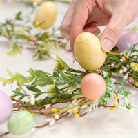 Easter Egg Garland Wreath Spring Festival Decoration