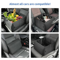 2-in-1 Car Storage Box and Lumbar Support Cushion