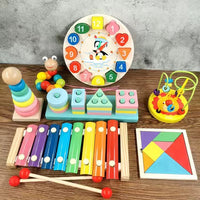 Weiwaihu Kids Musical Instrument Set Early Education Orff Percussion Toy