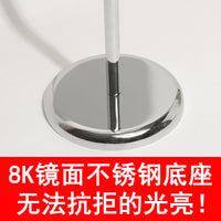 Stainless Steel Floor-Standing Sign Holder for Advertising and Information Display