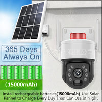 5MP 50x Optical Zoom Solar-Powered PTZ Outdoor Security Camera with WiFi/4G