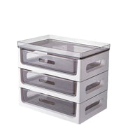 Desktop Dustproof Coffee Mug and Glass Cup Storage Organizer with Drawer