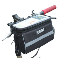 Electric Scooter Front Bag, Handlebar Bag for Folding Bike Mountain Bike, Phone Pouch