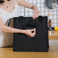 Insulated Cooler Bag with Aluminum Foil Lining for Outdoor Food Preservation