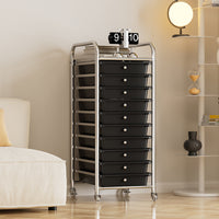 Multi-layer Plastic Drawer Storage Cabinet for Home Kitchen and Narrow Spaces