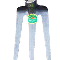 Hardened Manganese Steel 3-Tine Rake for Gardening and Weeding