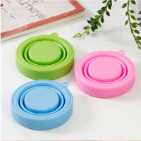 Collapsible Silicone Travel Cup for Outdoor Activities, Portable and Retractable