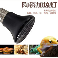 100W Ceramic Heat Emitter, Reptile Heat Lamp for Terrariums, No Light Emitting, Pet Brooder Coop Heater