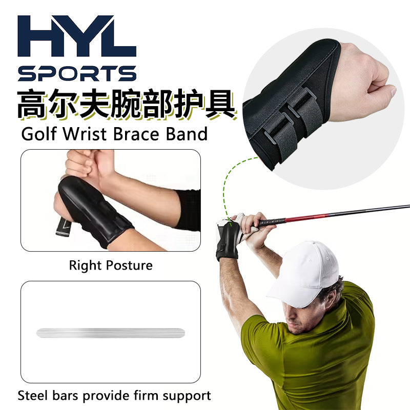 Golf Swing Wrist Brace Corrector for Beginners - Hand Motion Training Aid