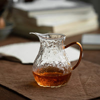 Chinese Style Heat-Resistant Hammered Glass Gongdao Bei Fairness Cup for Kung Fu Tea Ceremony