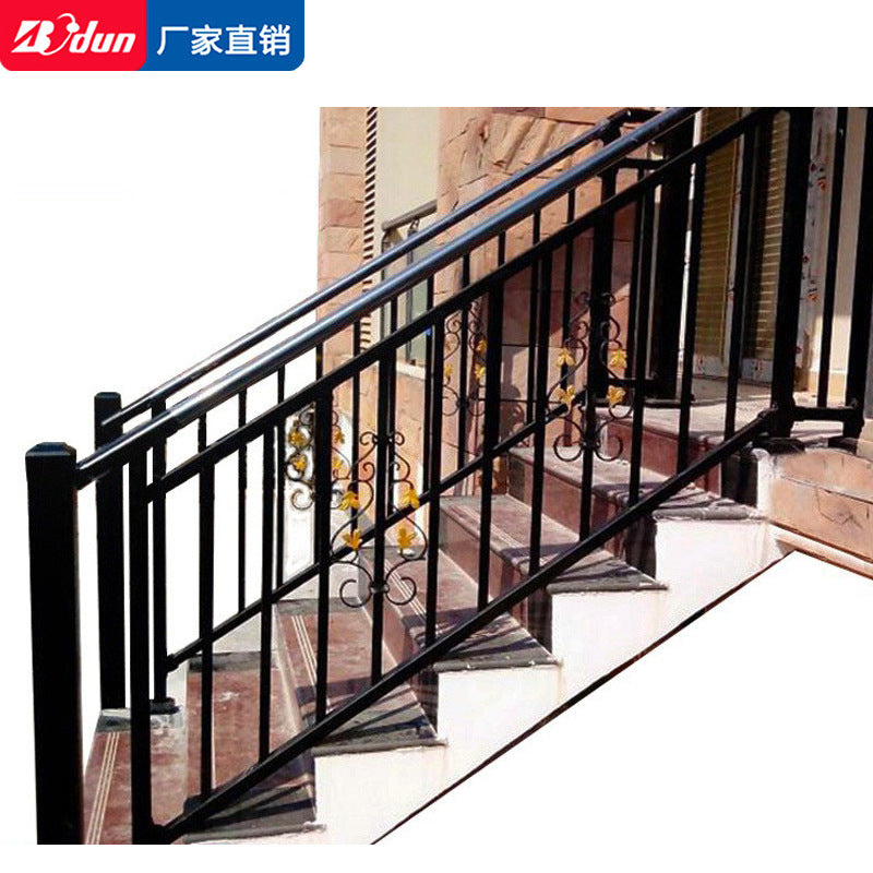 Outdoor/Indoor Aluminum Alloy Railing for Stairs and Balconies, Zinc Steel Guardrail for Villas