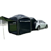 Outdoor Car Rear Tent with Storage Space, Quick-Open, Bicycle Motorcycle Rainproof Sunshade