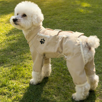 Pet Dog Full Body Protective Suit for Outdoor Activities - Anti-Dirt, Anti-Mosquito, All-Season Dustproof Jumpsuit for Small to Medium Dogs