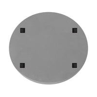 Round Imitation Cement Plant Pot Saucer with Leak-Proof Design, PVC Plastic Drip Tray for Planters